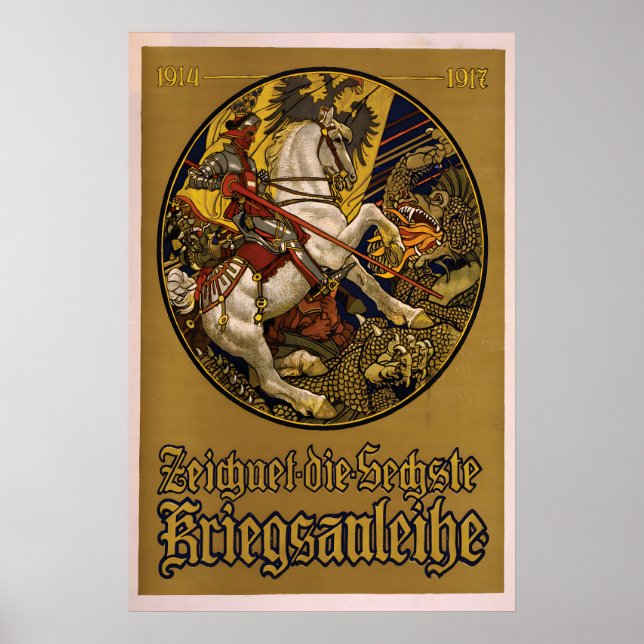 Poster Cartaz de Propaganda da IGM Áustria-Hungria Imperi (Frente)