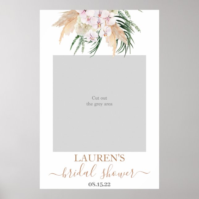 Poster Cartaz de Propaganda de Fotos de Chá de Noiva de G (Frente)