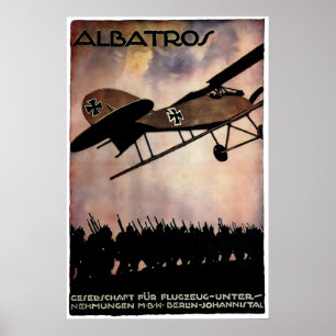 Poster Cartaz de Propaganda Imperial Alemã da Primeira Gu