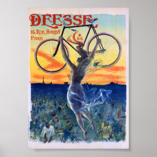 Pôster Cartaz de propaganda vintage Déesse Cycles 1898