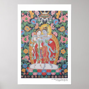 Pôster Cartaz de Radha-Krishna