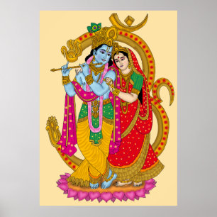 Poster Cartaz de Radha Krishna