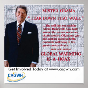 Pôster Cartaz de Reagan