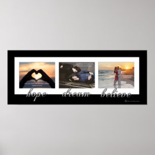 Poster Cartaz de Recém-Casados Espero, Sonho, Acredite