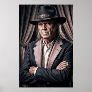 Poster Cartaz de Retrato Atemporal de Sonho Western