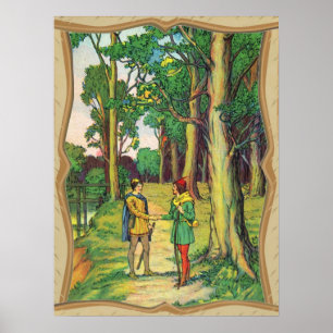 Poster Cartaz de Robin Hood e Pequeno João