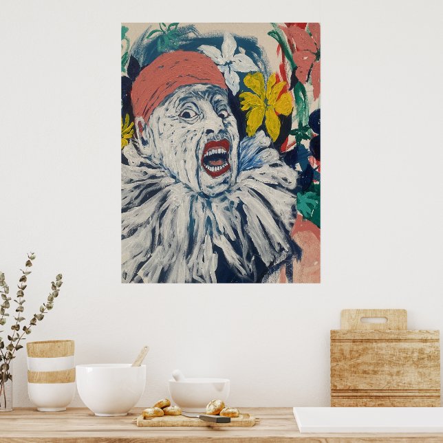 Poster Cartaz de Rosto (Cozinha)