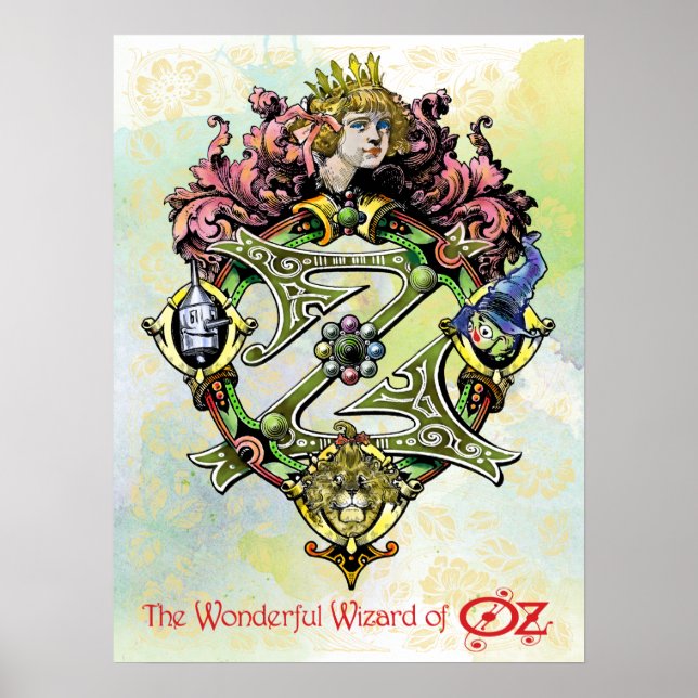 Poster Cartaz de Royalty do Clássico Mágico de Oz (Frente)