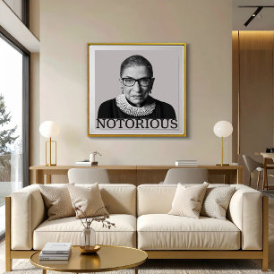 Poster Cartaz de Ruth Bader Ginsburg