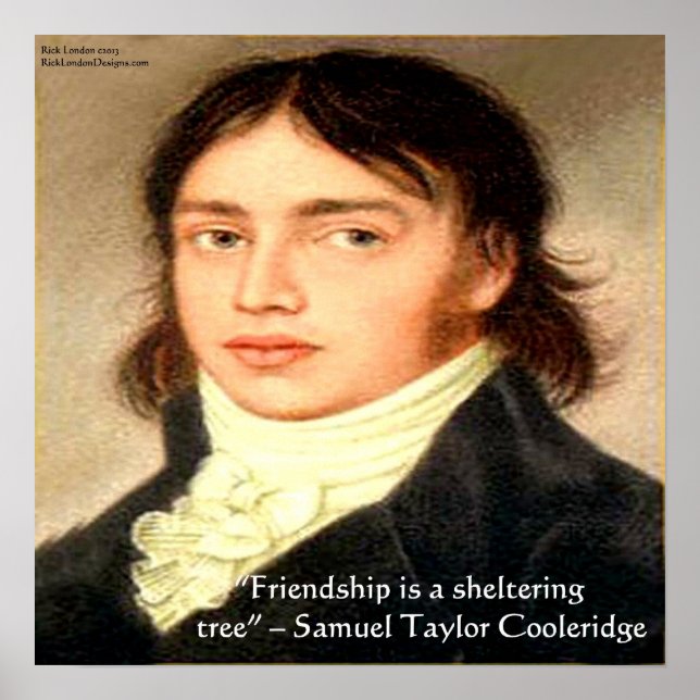 Pôster Cartaz de Samuel Taylor Cooleridge (Frente)