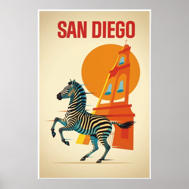 Poster Cartaz de San Diego (Frente)