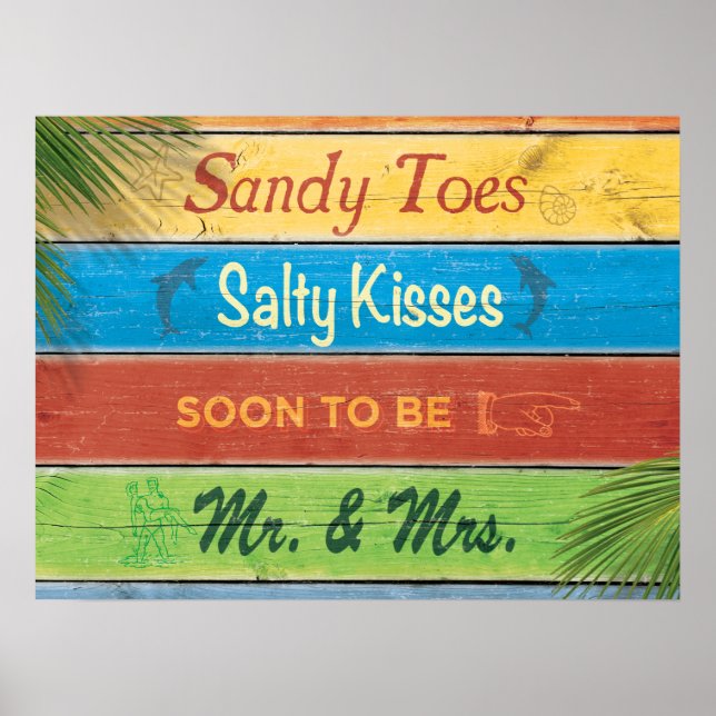 Pôster Cartaz de Sandy Toes Salty Kisses em breve Sr. e S (Frente)