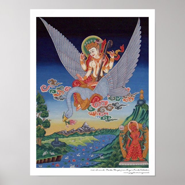 Pôster Cartaz de Sarasvati (Frente)