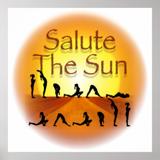 Poster Cartaz de Saudação ao Sol
