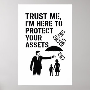 Poster Cartaz de Seguro de Arte de Rua – Pro Financeiro M
