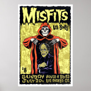 Poster Cartaz de show de reprodução Misfits Matte Impress