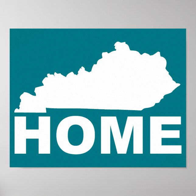 Poster Cartaz de Sinal de Kentucky Longe de Casa (Frente)