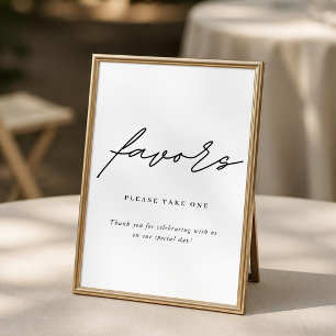 Poster Cartaz de Sinalização de Lembranças de Casamento M