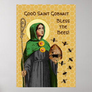 Poster Cartaz de Sta. Gobnait de Ballyvourney (SAE 003)