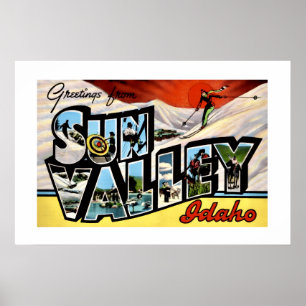 Poster Cartaz de Sun Valley Idaho 20x30