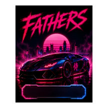 Cartaz de Supercarro Pai Cyberpunk