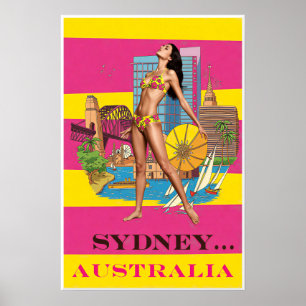 Poster cartaz de Sydney, Austrália