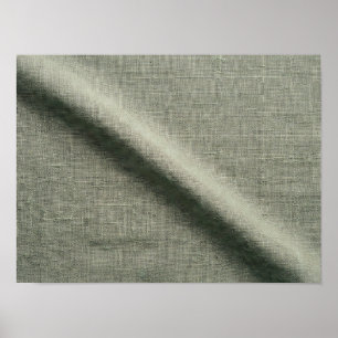 Poster Cartaz de textura dobrada em linho verde sage