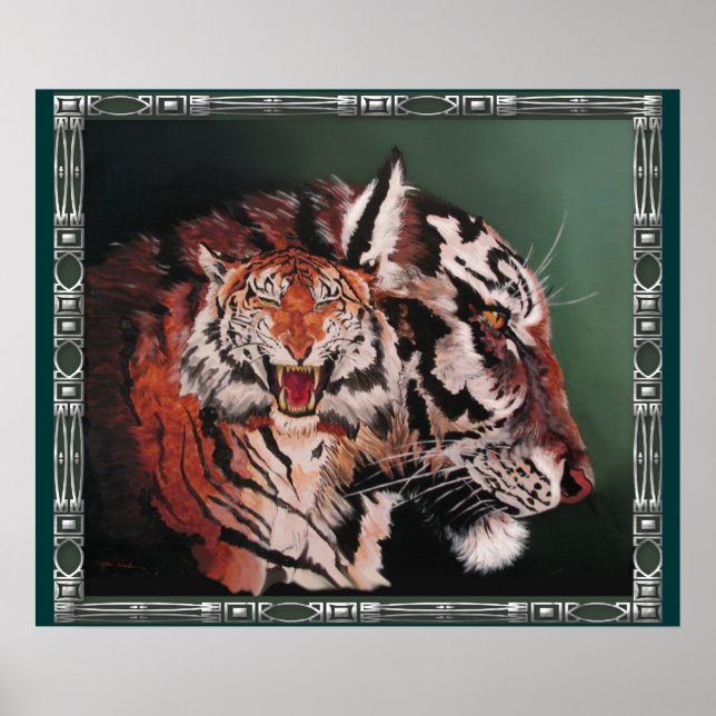 Poster Cartaz de Tigres (Frente)
