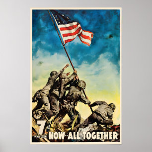 Poster Cartaz de Títulos de Guerra da II Guerra Mundial P