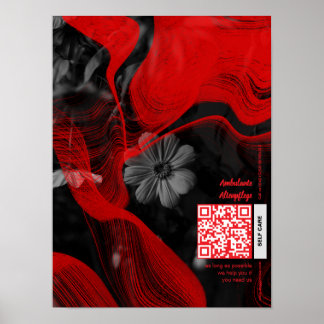 Poster Cartaz de trabalho de cuidado
