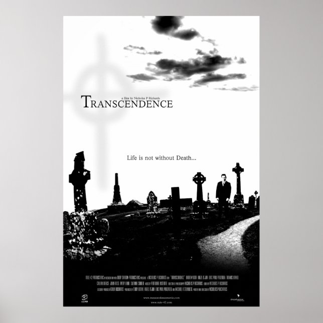 Poster Cartaz de Transcendência (Frente)