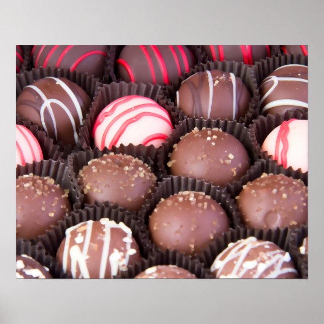 Pôster Cartaz de Trufa de Chocolate (Frente)