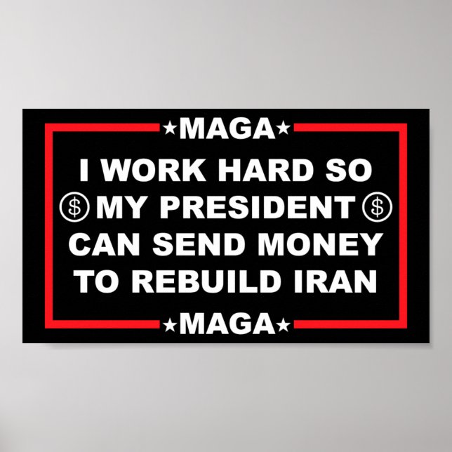 Poster Cartaz de Trump (Frente)