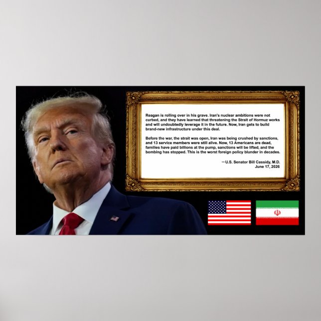 Poster Cartaz de Trump (Frente)
