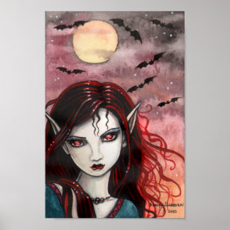 Poster Cartaz de Vampiro Noturno Maluco por Molly Harriso