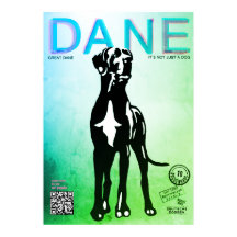 Cartaz de Venda de Filhote de Dogue Alemão