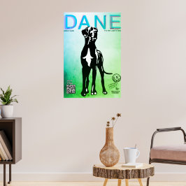 Poster Cartaz de Venda de Filhote de Dogue Alemão