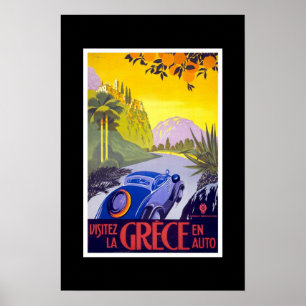 Pôster Cartaz de Viagem Antigo Grécia 2
