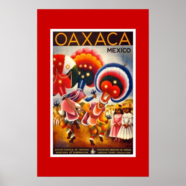 Poster Cartaz de Viagem Antigo México 2 (Frente)