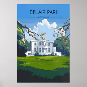 Poster Cartaz de Viagem Belair Park West Dulwich Londres