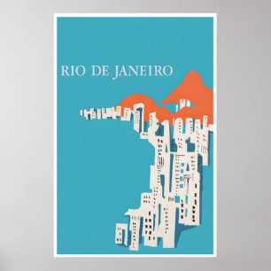 Poster Cartaz de Viagem Brasil Rio De Janeiro Arte Brasil