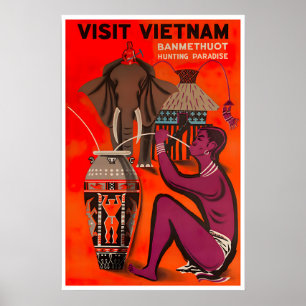 Poster Cartaz de Viagem Buon Ma Thuot Vietnã