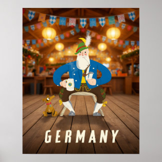 Poster Cartaz de Viagem da Alemanha