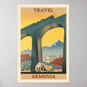 Poster Cartaz de Viagem da Armênia