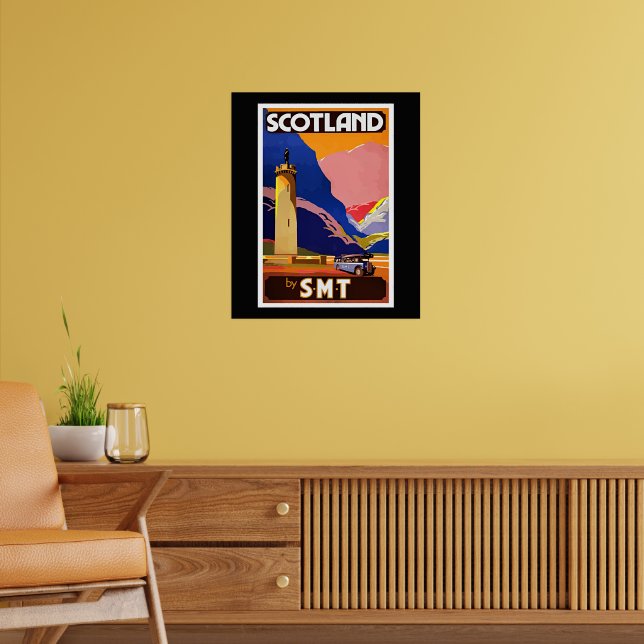 Poster Cartaz de Viagem da Escócia (Sala de Estar 2)