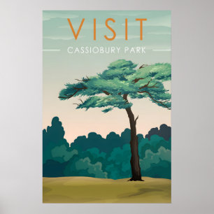 Poster Cartaz de Viagem de Cassiobury Park Watford