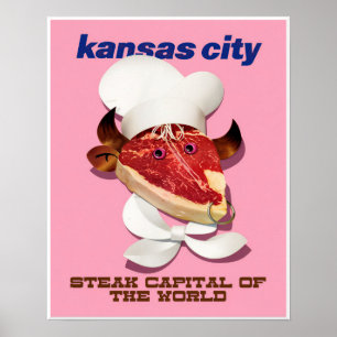 Poster cartaz de viagem de Kansas City