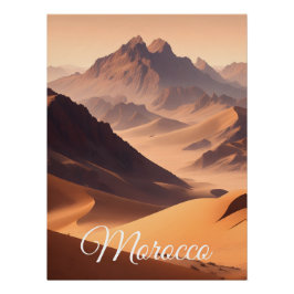Pôster Cartaz de Viagem de Marrocos
