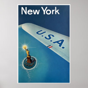 Poster cartaz de viagem de Nova York