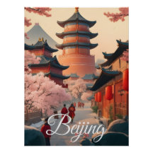 Cartaz de Viagem de Pequim China